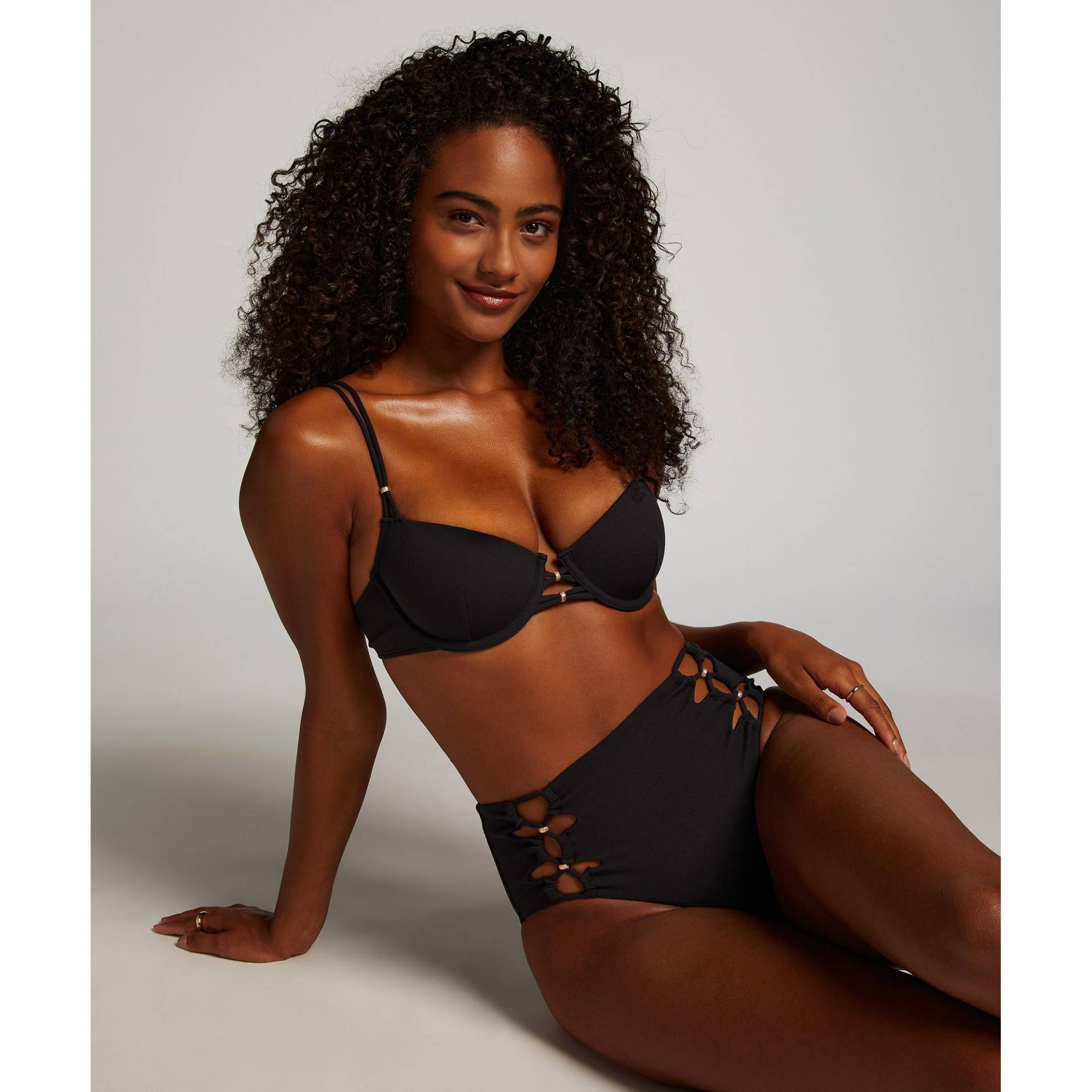 Bikini-top Damen Schwarz B/75 von Hunkemöller