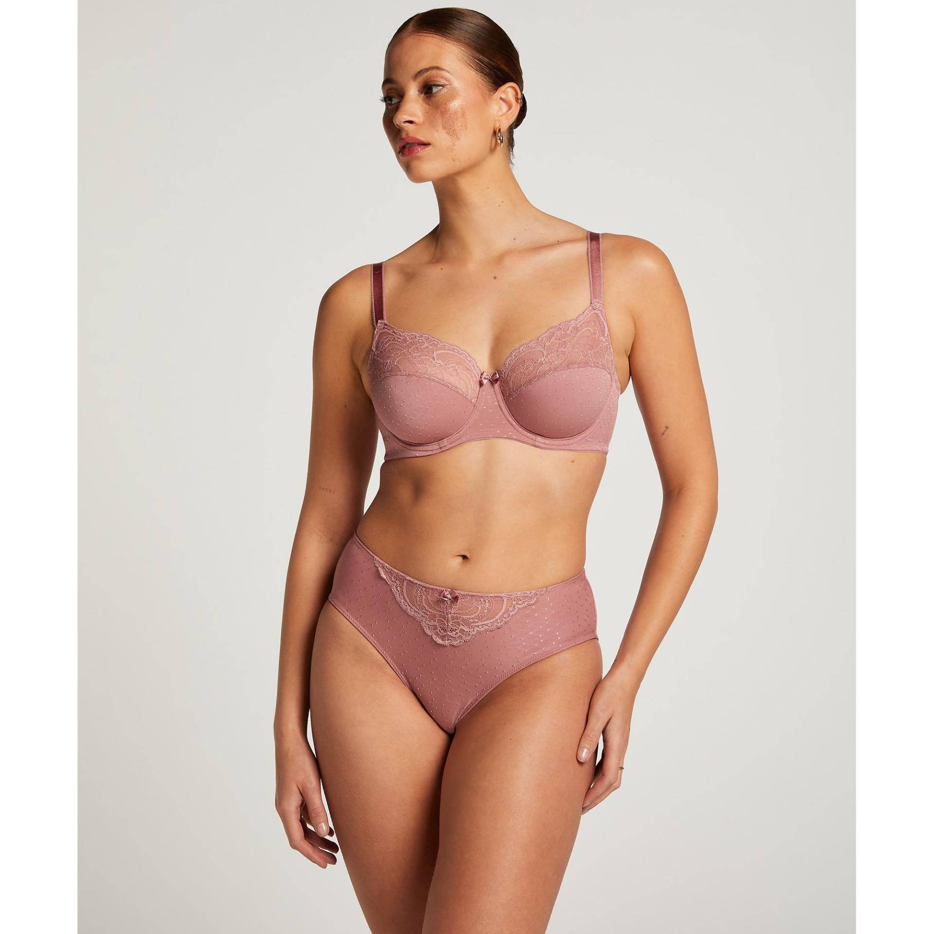 Brazilian Damen Rosa Bedruckt L von Hunkemöller