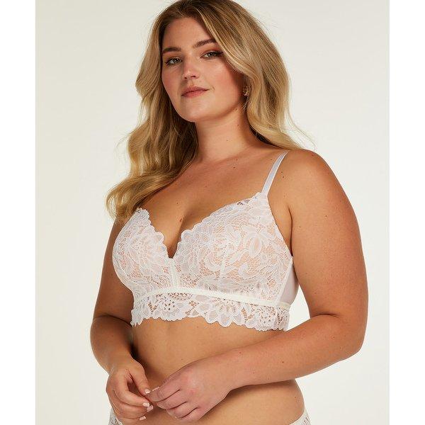 Bügelloser Bh, Wattiert Damen Weiss E/85 von Hunkemöller