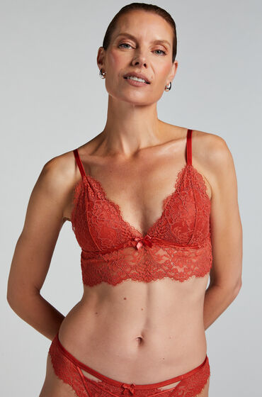 Hunkemöller Bralette Arabella Rot von Hunkemöller