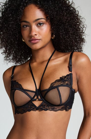 Hunkemöller Amari Unwattierter Bügel-BH Schwarz von Hunkemöller