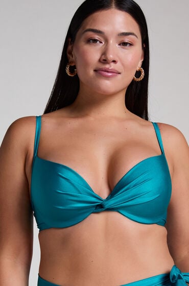 Hunkemöller Aqua Bikini-Oberteil Blau von Hunkemöller