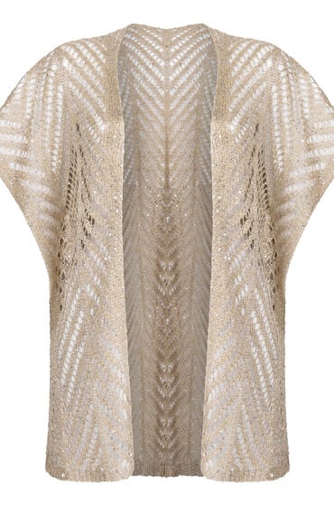 Hunkemöller BEACH SEQUIN KAFTAN Beige von Hunkemöller