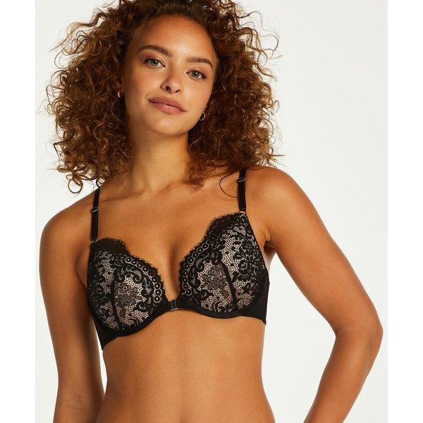 Bh Mit Push Up Effekt Damen Black B/80 von Hunkemöller