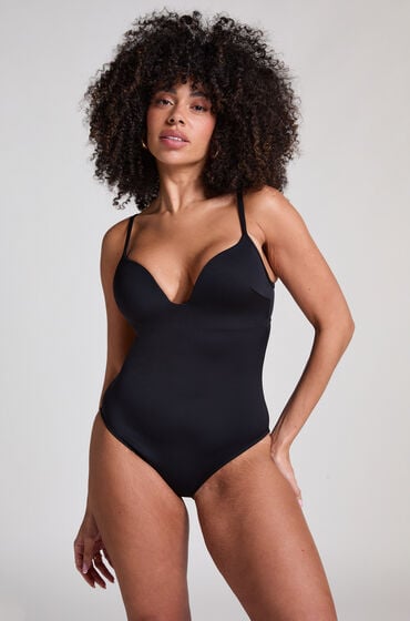 Hunkemöller Badeanzug Neoprene Schwarz Hunkemöller Badeanzug Neoprene Schwarz von Hunkemöller