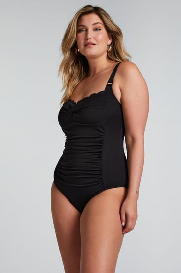 Hunkemöller Badeanzug Scallop Schwarz Hunkemöller Badeanzug Scallop Schwarz von Hunkemöller