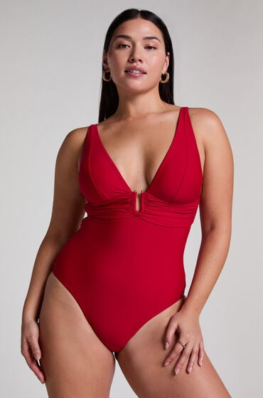 Hunkemöller Badeanzug Shaping Luna Rot Hunkemöller Badeanzug Shaping Luna Rot von Hunkemöller