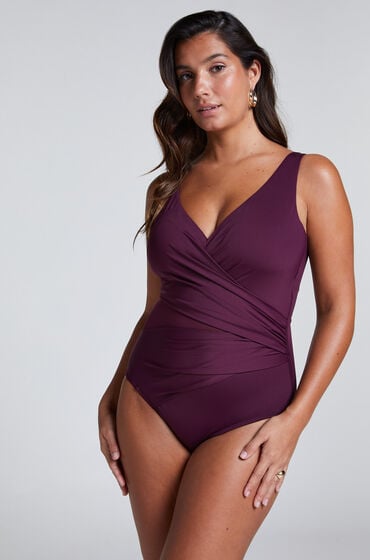 Hunkemöller Badeanzug Shaping Shell Mesh Lila Hunkemöller Badeanzug Shaping Shell Mesh Lila von Hunkemöller