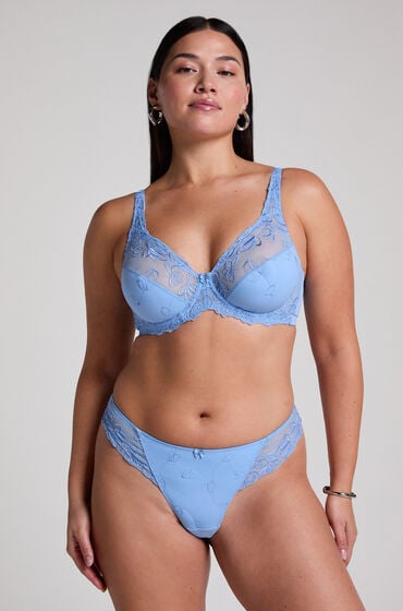 Hunkemöller Boxerstring Diva Blau von Hunkemöller