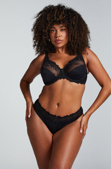Hunkemöller Boxerstring Diva Schwarz Hunkemöller Boxerstring Diva Schwarz von Hunkemöller