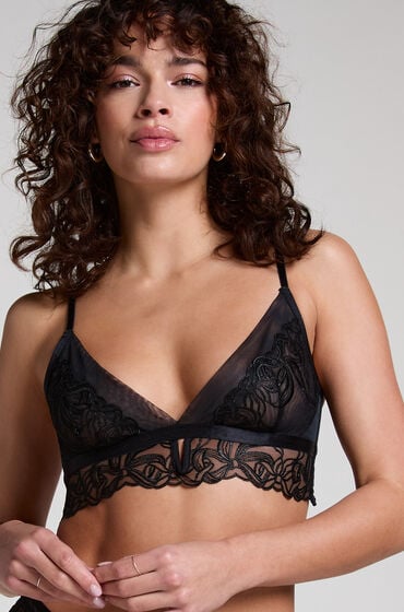 Hunkemöller Bralette Beau Schwarz von Hunkemöller