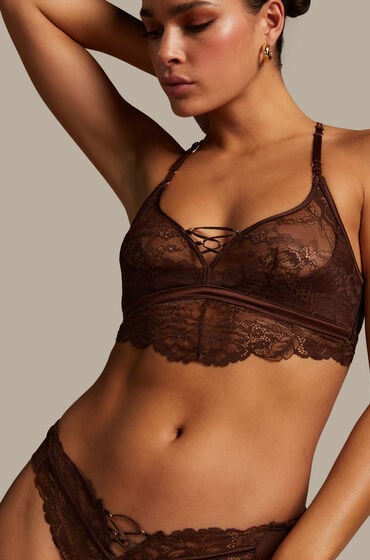 Hunkemöller Bralette Patrice Braun von Hunkemöller