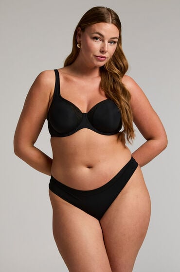 Hunkemöller Brazilian Mesh Schwarz von Hunkemöller