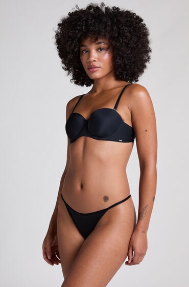 Hunkemöller Brazilian-Slip mit hohem Beinausschnitt Kaiden Schwarz von Hunkemöller