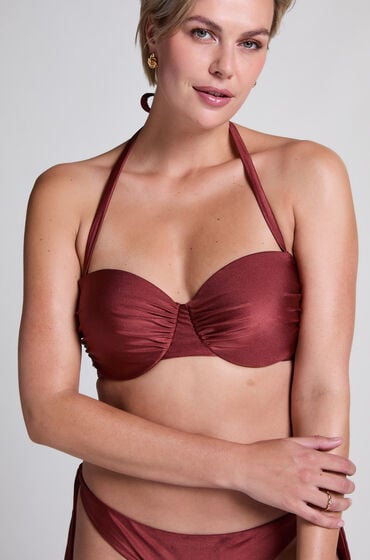 Hunkemöller Dune Bandeau-Bikinioberteil Rot Hunkemöller Dune Bandeau-Bikinioberteil Rot von Hunkemöller