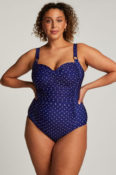 Hunkemöller Badeanzug Shaping Ocean Blau von Hunkemöller