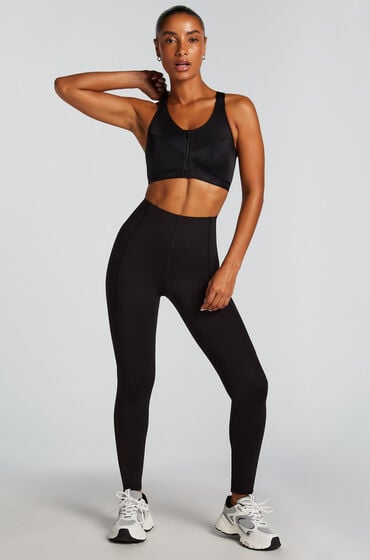 Hunkemöller HKMX High Waisted Sportlegging Boost Schwarz von Hunkemöller