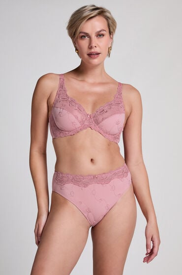 Hunkemöller Hochgeschnittener Slip Diva Rose von Hunkemöller