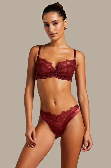 Hunkemöller Hoher Brazilian Zoe Rot von Hunkemöller