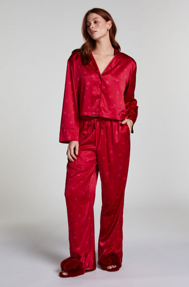 Hunkemöller Hose Satin Rot von Hunkemöller