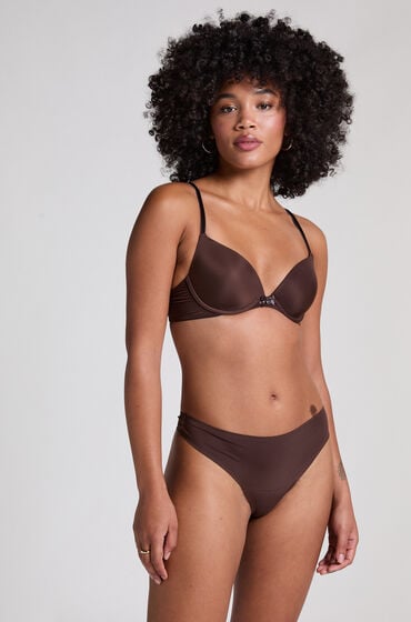 Hunkemöller Invisible String Basic Braun von Hunkemöller