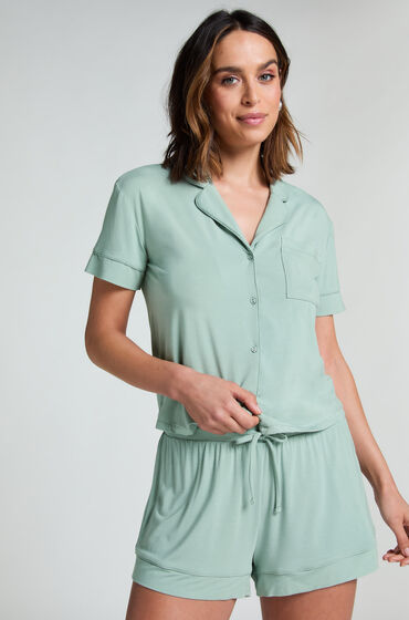 Hunkemöller Jersey-Shorts Essential grün Hunkemöller Jersey-Shorts Essential grün von Hunkemöller