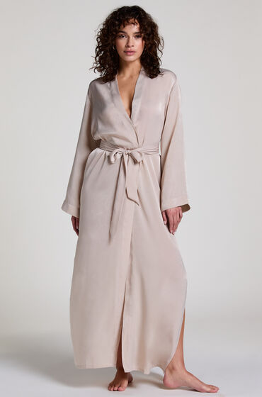 Hunkemöller Kimono Satin Beige Hunkemöller Kimono Satin Beige von Hunkemöller