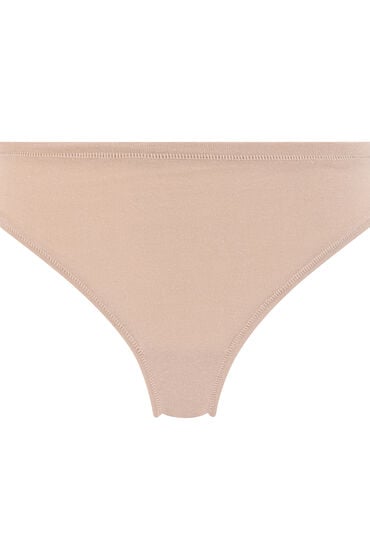 Hunkemöller Baumwolle Kira String Beige von Hunkemöller