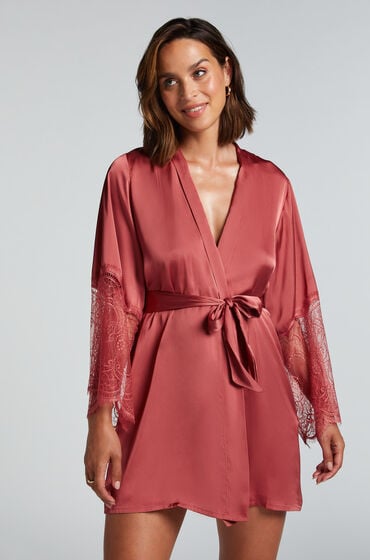 Hunkemöller Kimono Satin Rose von Hunkemöller