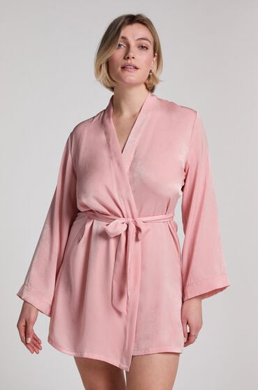 Hunkemöller Kimono Satin Rose von Hunkemöller