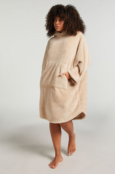 Hunkemöller Kleid aus Snuggle Fleece Lounge Beige von Hunkemöller