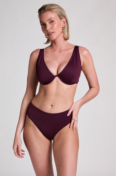 Hunkemöller Neoprene-Bikiniunterteil Rio Lila von Hunkemöller