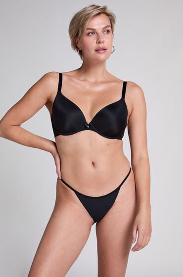 Hunkemöller Nahtloser String Schwarz von Hunkemöller