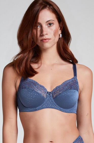 Hunkemöller Nicht-vorgeformter Bügel-BH Sophie Blau von Hunkemöller