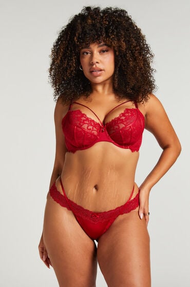 Hunkemöller Niedriger String Willow Rot von Hunkemöller