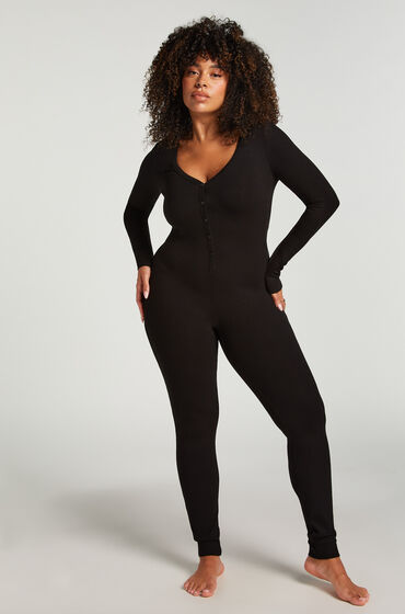 Hunkemöller Onesie Schwarz von Hunkemöller