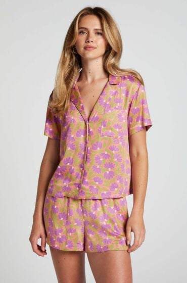 Hunkemöller Pyjama-Shorts Satin Rose von Hunkemöller