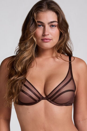 Hunkemöller Rianne Unwattierter Bügel-BH Braun von Hunkemöller