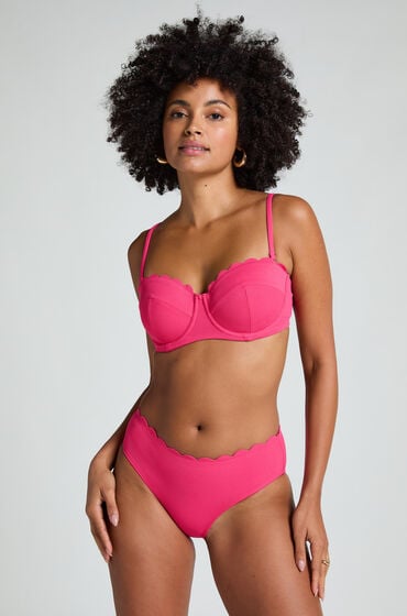 Hunkemöller Scallop Rio-Bikini-Unterteil Rose von Hunkemöller