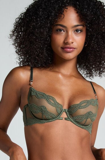 Hunkemöller Shae Unwattierter Bügel-BH grün Hunkemöller Shae Unwattierter Bügel-BH grün von Hunkemöller