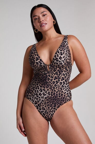 Hunkemöller Shaping Badeanzug Luxe Animalia Braun Hunkemöller Shaping Badeanzug Luxe Animalia Braun von Hunkemöller