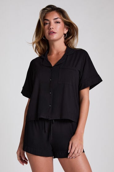 Hunkemöller Shorts Velours Schwarz Hunkemöller Shorts Velours Schwarz von Hunkemöller