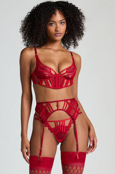 Hunkemöller Strapse Billie Rot von Hunkemöller