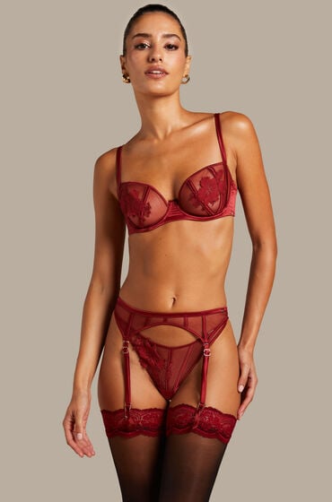 Hunkemöller Strapse Ember Rot von Hunkemöller