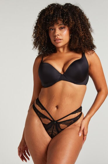 Hunkemöller String Ada Schwarz von Hunkemöller