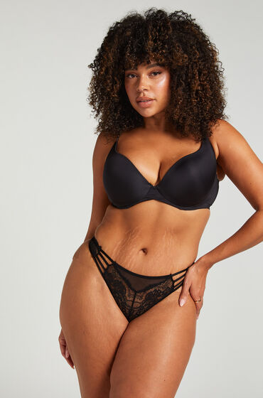 Hunkemöller String Briar Schwarz von Hunkemöller