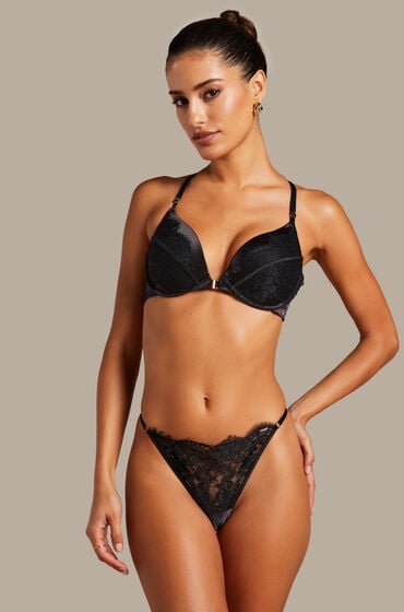 Hunkemöller String Chalice Schwarz von Hunkemöller