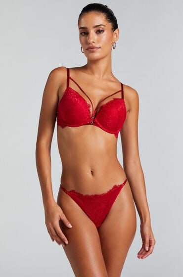 Hunkemöller String Charlotta Rot von Hunkemöller