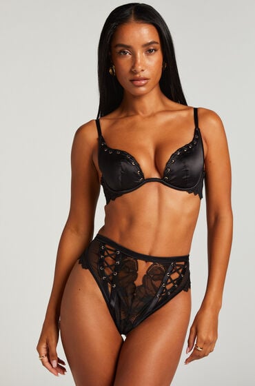 Hunkemöller String Cierra Schwarz von Hunkemöller