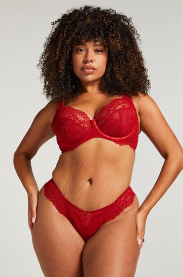 Hunkemöller String Daisy Rot von Hunkemöller